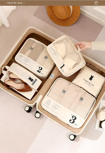 Set di Sette Pezzi di Alta Qualità, <span class=keywords><strong>Borse</strong></span> Portaoggetti da Viaggio in Tessuto Impermeabile, Grande Capacità, Organizzatore per <span class=keywords><strong>Armadio</strong></span> Pratico - Product Image 3