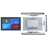 PC industriel tactile embarqué, écran tactile capacitif industriel, écran LCD IPS 10,1 pouces, sans ventilateur, USB++WIFI