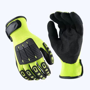 قفاز مقاوم للقطع مستوى 5 نتريل TPR قفازات ميكانيكية قفاز تأثير TPR للبناء - Product Image 1