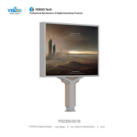 Letrero Digital LED Solar Gigante de Doble Cara, Resistente al Agua, con Soporte de Pared y SDK para Publicidad en Carreteras, Metro y Centros Comerciales
