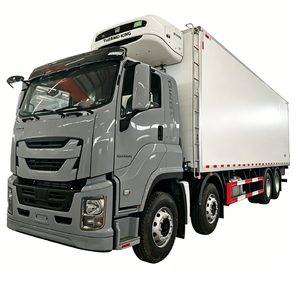 Camion frigorifique ISUZU 8*4 de qualité supérieure, isolation 100 mm, capacité 30T, pour le transport alimentaire, personnalisable - Product Image 1
