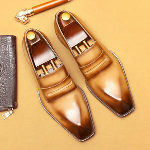 Chaussures pour hommes en cuir de vachette de première qualité - chaussures décontractées pour le travail - cuir véritable - à enfiler en une seule pièce - mocassins - chaussures habillées pour hommes - Product Image 6