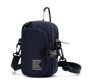 Sac banane bandoulière unisexe, sacoche de taille en nylon pour homme et femme, pochette de randonnée pour téléphone - Product Image 2