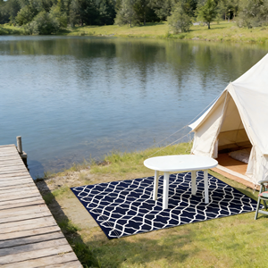 Tapis de camping portable écologique, imperméable, résistant à l'humidité, durable et élégant, type plage - Product Image 3