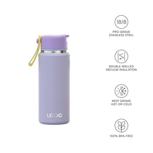 Insulated Water Bottle With Lid 6oz 9oz 12oz Small Vacuum Insulated Water Bottle For Women Kids Stainless Steel Flask BPA-Free