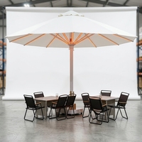Ensemble de parasols sur mesure avec accessoires supplémentaires, mât en fibre de verre et auvent personnalisé pour l'approvisionnement en gros des clients mondiaux