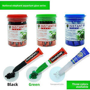 JXY Guoelephant Instant-Bond Cyanoacrylate Gel – Clear, Underwater-Safe <b>Adhesive</b> for Corals, Moss, Driftwood & Aquascaping - Product Image 2