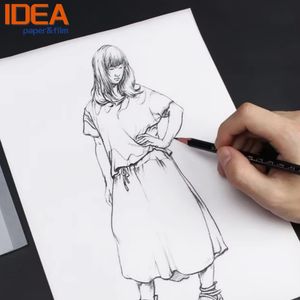 IDEA Fabrikası toptan 73-210g A4 A3 A2 A1 Büyük Boy Çizim Kağıdı Aydınger Kağıdı Yarı Saydam Sülfürik Asit Kağıdı özelleştirilebilir - Product Image 2