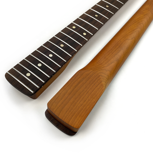 Manico per Chitarra Mancino in Acero Tostato 22 Tasti Finitura Satinata 25.5 Stile ST di Ricambio per Kit Chitarra Elettrica Fai-da-te - Product Image 4