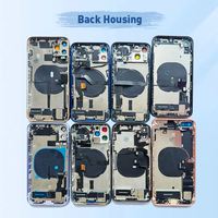 Boîtier de couverture de batterie complet d'origine avec châssis central Boîtier de couverture arrière pour Iphone 14 Pro