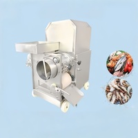Machine commerciale d'extraction de viande de poisson et de crevettes, capacité en acier inoxydable, vente en gros de haute qualité