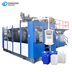 Machine de moulage de bouteilles de jerrican en <span class=keywords><strong>plastique</strong></span> à double station de 5 <span class=keywords><strong>litres</strong></span> Machine de moulage par extrusion-soufflage HDPE - Product Image 1