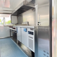 Chariots et remorques alimentaires pour poulet frit à prix de gros, 4m, fabricant, voiture de restaurant mobile, restaurant de fruits