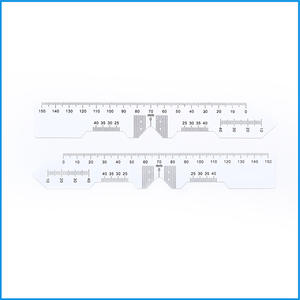 Regla óptica de plástico de 170 mm con precisión de 1 mm, herramienta de medición flexible para el tamaño de gafas - Product Image 4