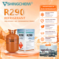 Gaz réfrigérant propane R290, approvisionnement stable, haute pureté pour système CVC, fournisseur chinois