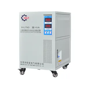 Fabricante de Shenzhen Precio de alta precisión de 50Hz 60Hz Digital 220v 380v 3 Fase estabilizador de tensión