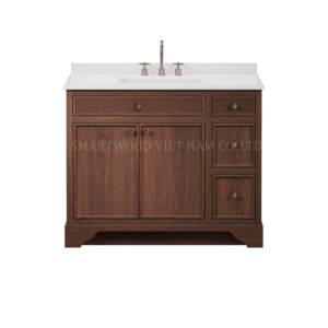 Free Standing Vanity <b>Bathroom</b> 60 Inch <b>Bathroom</b> Vanity <b>Cabinet</b> Floor Mounted Solid <b>Wood</b> <b>Bathroom</b> Vanity - Product Image 3