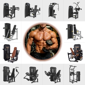 Macchina per l'allenamento della forza con selezione del carico a pin, Set Completo, Attrezzatura da Palestra Super Sostenuta, Sistema <span class=keywords><strong>Fitness</strong></span> Sportivo per Centri <span class=keywords><strong>Fitness</strong></span> Commerciali - Product Image 1