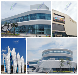 Ziekenhuis Handel Industrie Gebouw Aluminium Lasersnijden Wandbekleding Geventileerde Gevel Vliesgevel Ontwerp Milieuvriendelijk - Product Image 5