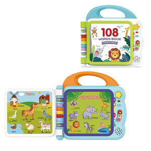 Haute qualité enfants illumination 12 sujets d'apprentissage point anglais lecture jouets bébé mots amusants <span class=keywords><strong>livre</strong></span> <span class=keywords><strong>audio</strong></span> apprentissage machine jouets - Product Image 1