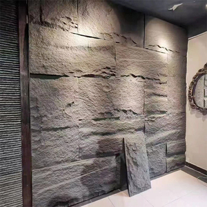 Đá nhân tạo cách âm không thấm nước trang trí ngoài trời PU Faux đá 3D sang trọng tường Bảng điều khiển PU đá tường Bảng điều khiển - Product Image 5
