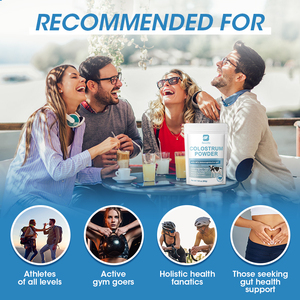 Beworths 50g <span class=keywords><strong>IgG</strong></span> 40% poudre de colostrum bovin pur hautement concentrée pour la santé intestinale et musculaire - Product Image 5