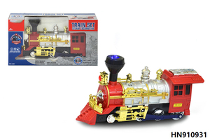 क्रिसमस बिजली क्लासिक धूम्रपान ट्रेन हो पैमाने पर मॉडल ट्रेन लोकोमोटिव खिलौने HN910931 - Product Image 5