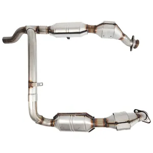 Factory Price Auto Parts Exhaust Muffler Y Pipe Catalyst Catalytic Converter For 2004 2005 2006 Ford F 150 4.6L V8 4WD