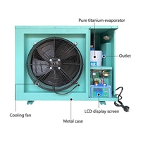 Refroidisseur d'eau à air haute efficacité Ruitong 220V, machine de chambre froide industrielle à condenseur