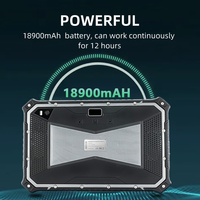 Nueva Tablet PC Industrial Resistente R80 de 8 Pulgadas, Android 13, Wi-Fi, Escáner de Códigos de Barras 1D/2D, 128 GB de Almacenamiento, Cámara de 5+13MP, 18900 mAh, NFC, Octa Core