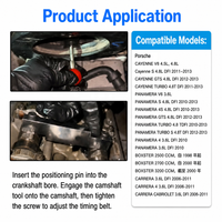 Kit Maestro de Herramientas de Sincronización del Motor para Porsche Cayenne V8 4.5 4.8L Panamera 3.6L, Herramientas Automotrices de Bloqueo del Árbol de Levas