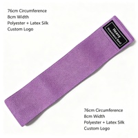 Bande de Résistance Élastique Tricotée Personnalisée pour Fitness, Squat, et Yoga – Bande de Tension Antidérapante en Latex pour Améliorer les Hanches