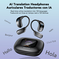 Écouteurs sans fil sportifs Erazer Xf23 Bluetooth 5.4 étanches, qualité sonore Hi-Fi, écran tactile haute définition, traduction numérique