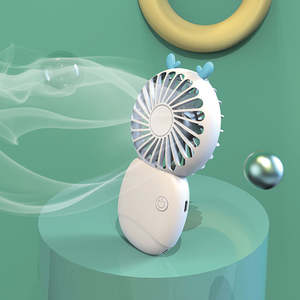 USB ricaricabile Mini ventilatore <span class=keywords><strong>da</strong></span> tavolo nuovo piccolo carino patta patta pantaloni Design tre tavolo per uso domestico dormitorio personalizzato - Product Image 5