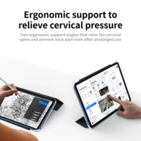 Étui en cuir PU pour iPad 11 11 pouces, nouveau design, housse antichoc pour tablette pliable en Y