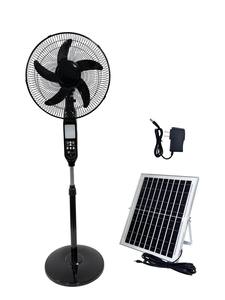 16 Inch <b>Solar</b> <b>Panel</b> Rechargeable AC Motor Adjustable Height Floor-standing Fan 15W 6x2500mA 3 Level Speed <b>USB</b> 5V Class Energy - Product Image 5