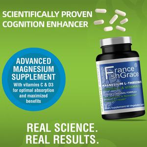 Complément de magnésium L-thréonate avec étiquette personnalisée, favorise la qualité du sommeil, la santé du cerveau, magnésium L-thréonate, 60 capsules végétales - Product Image 6