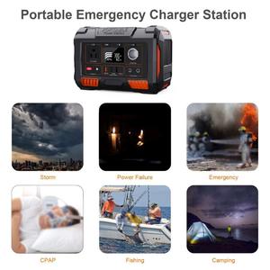 Chargeur solaire portable 300W Batterie externe AC 110V-240V Onduleur 12V DC USB Home Emergency Backup Solar EU UK Plug External Battery - Product Image 5