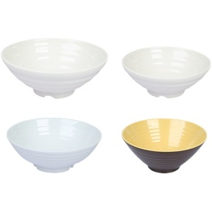 Wuhe Melamine Bowl With Spoon White 12cm Restaurant Use - Product Image 2