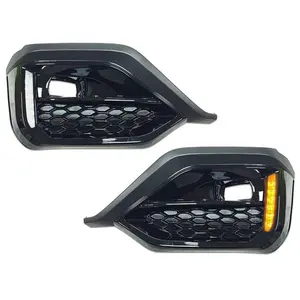 For Subaru WRX STI 2022 2023 LED Daytime running lights Dynamic DRL Turn Signal Driving fog lamp cover Bezel Light Kit