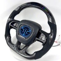 Volant en fibre de carbone cousu à la main sur mesure Dodge Charger Challenger Durango Hellcat SRT RT GT Accessoires de tuning