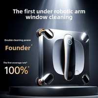 Limpiador de cristales de ventana que puede rociar líquido, Robot de limpieza de ventanas, Robot limpiador de ventanas robótico inteligente, Fensterputzroboter