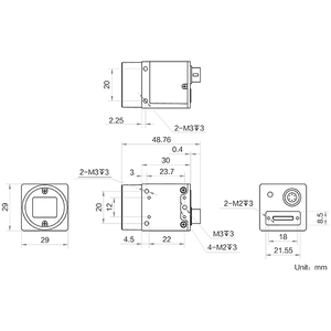 Cámara de escaneo de área de visión artificial con obturador global, HIKROBOT, USB 3,0, 5MP CMOS - Product Image 6