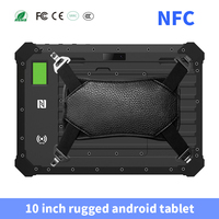 Lecteur RFID industriel étanche, tablette PC robuste Android 9.0 10 pouces, terminal de point de vente, écran tactile, ordinateur portable en stock