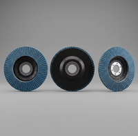 Flap Disc 4.5 Inch Aluminium Oksida Kekerasan Tinggi untuk Penggilingan Logam Penghapusan Cepat