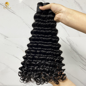 RXHAIR 10A onda profonda alla rinfusa capelli umani per intrecciare accessori per capelli all'ingrosso misti all'ingrosso capelli intrecciati alla rinfusa senza trama - Product Image 3