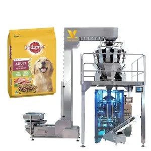 Confezionatrici automatiche per l'imballaggio di Snack per alimenti per cani e gatti per animali domestici a grana verticale KV