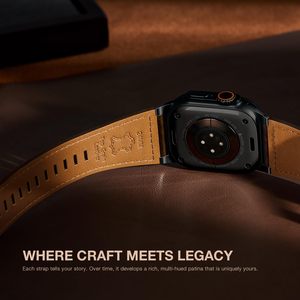 <span class=keywords><strong>Cinturino</strong></span> in <span class=keywords><strong>pelle</strong></span> Suitisbest compatibile con Apple Watch Ultra 3 49mm, <span class=keywords><strong>cinturino</strong></span> di ricambio in vera <span class=keywords><strong>pelle</strong></span> di alta qualità per orologi da uomo - Product Image 3