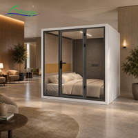 Cabine de repos modulaire moderne pour bureau, cabine acoustique privée, cabine de repos silencieuse avec lit pour usage commercial au lieu de travail