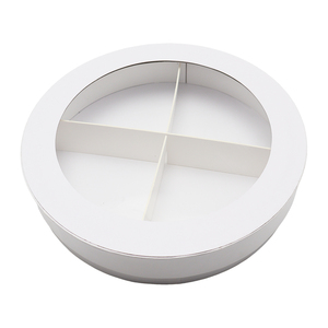 9inch Dia Empty Circled Round Shape Cardboard Packaging Paper Gift <b>Box</b> for Charcuterie Ramanda - Product Image 3